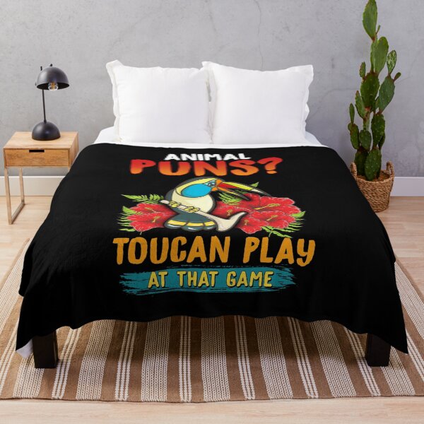 Aperçu de l'œuvre Puns animaux? Toucan jouer à ce jeu Funny Pun créée et vendue par perfectpresents.