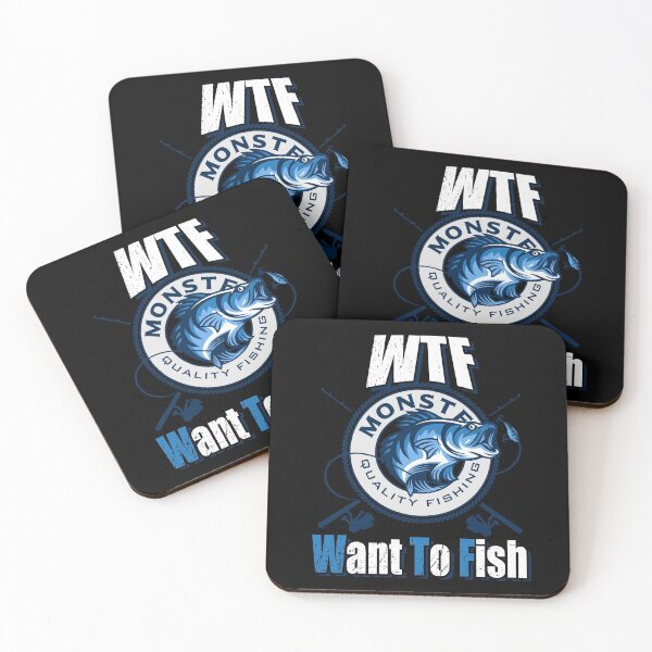 Item preview, Angler logo with saying, Want to fish designed and sold by shurikaner.
