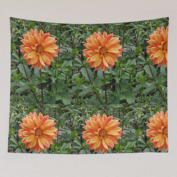 Item preview, Orange and Yellow Dahlia designed and sold by melzie3.