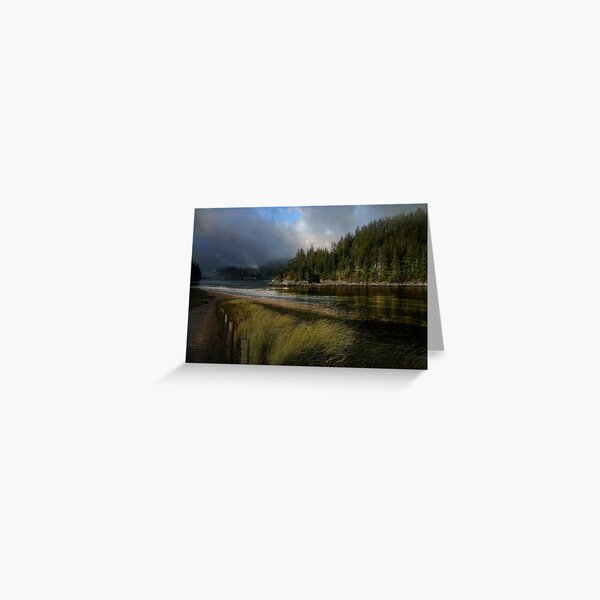 Dark = Clouds at Dusk Greeting Card