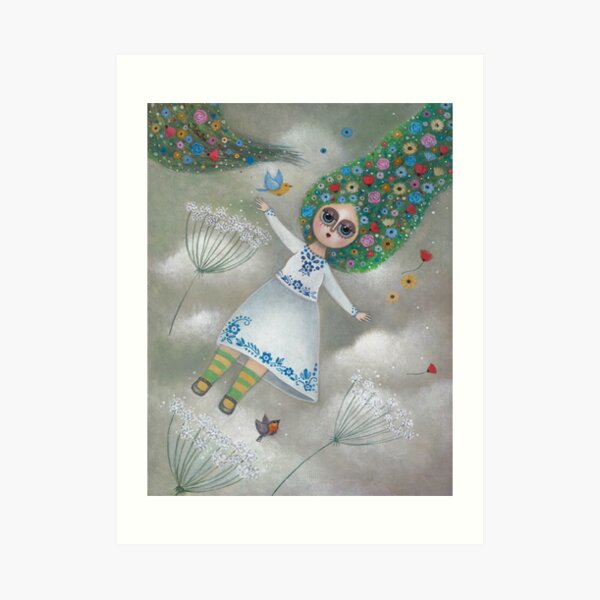 In the Clouds Art Print