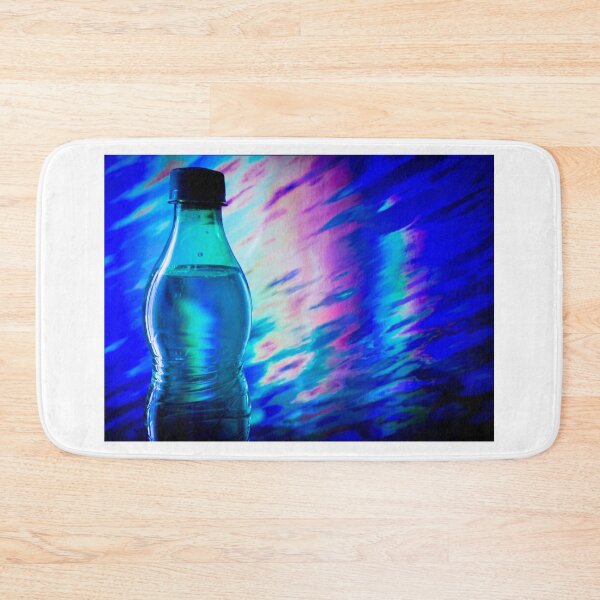 Item preview, Bottle of water on abstract background designed and sold by GemaIbarra.