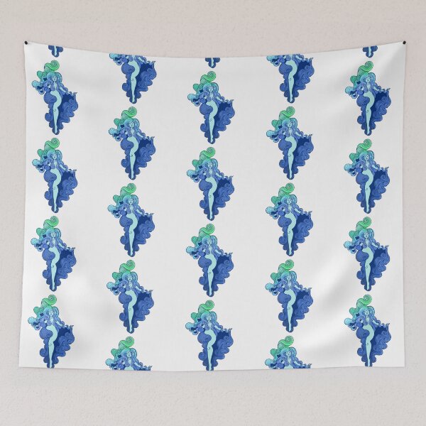 Item preview, Green and Blue Lady designed and sold by Mernion.