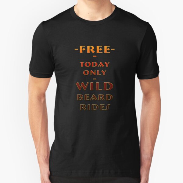 Beard Rides Slim Fit T-Shirt