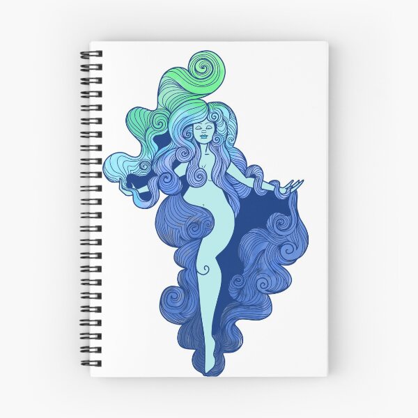 Item preview, Green and Blue Lady designed and sold by Mernion.