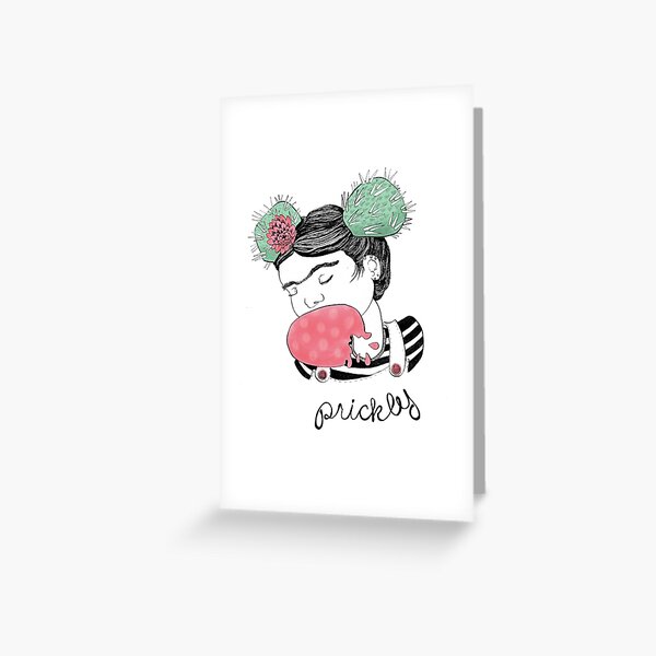 Prickly Pair Greeting Card