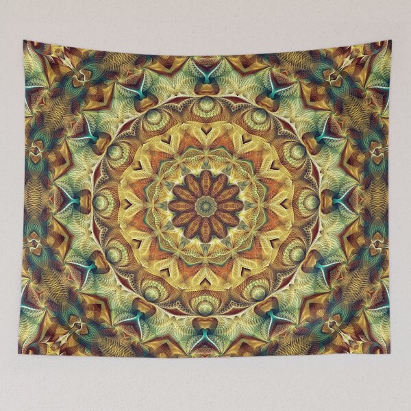 Item preview, Flower Of Life Mandala (Desert Dusk) designed and sold by Mandala Of Life.