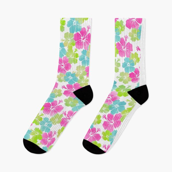 Item preview, Hawaii Hibiscus, Pink, Green, Blue designed and sold by PixDezines.
