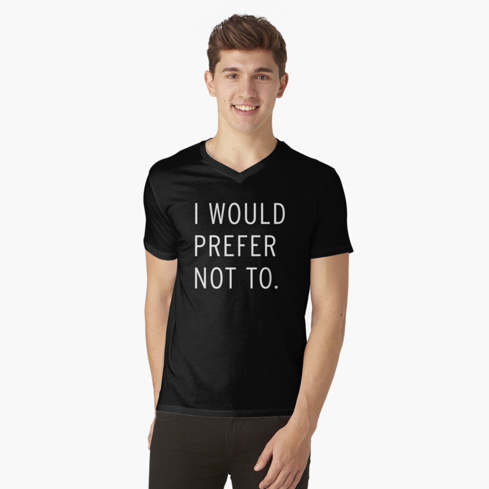 Vista previa del artículo con la obra «Camiseta de cuello en V», diseñado y vendido por SpaceDogLaika.