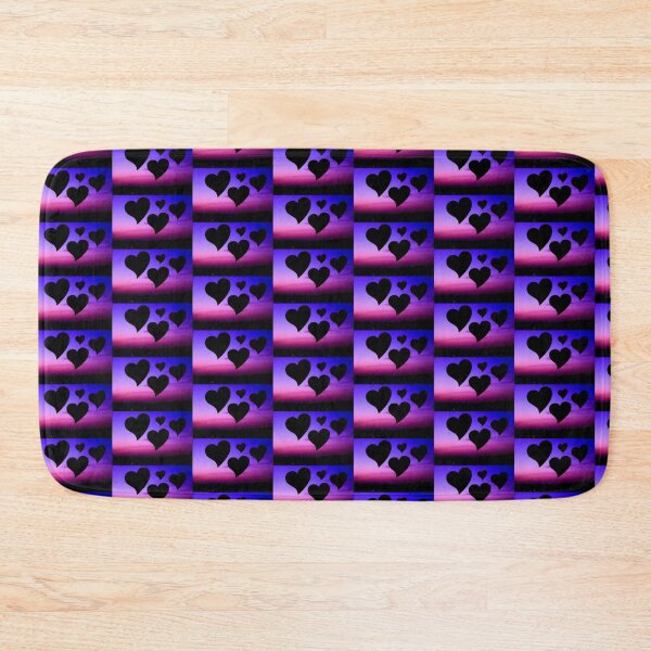 Item preview, Hearts on blue sky and purple designed and sold by GemaIbarra.