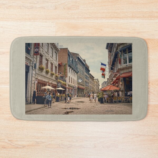 Item preview, Cobblestone Streets In Old Montreal  designed and sold by AmairaPhotoArt.