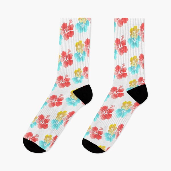 Item preview, Hawaii Hibiscus, Orange, Yellow and Aqua Blue  designed and sold by PixDezines.