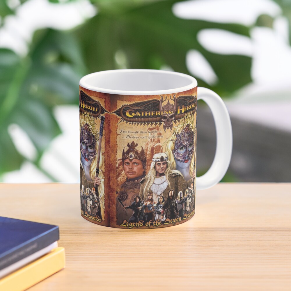Gathering of Heroes: Legend of the Seven Swords Fantasy Poster Mug