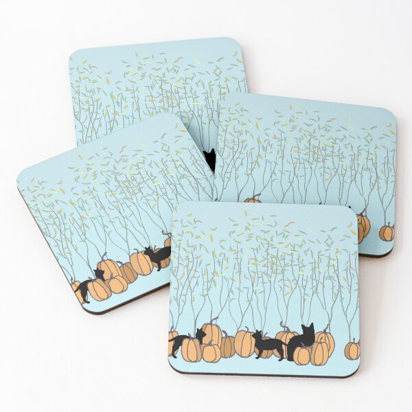 Item preview, Black Cats and Pumpkin Patch designed and sold by Melissa J Barrett.