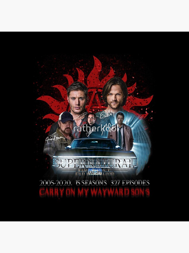 Limited Edition Supernatural Family dont end with Blood 4R Signed by ratherkool