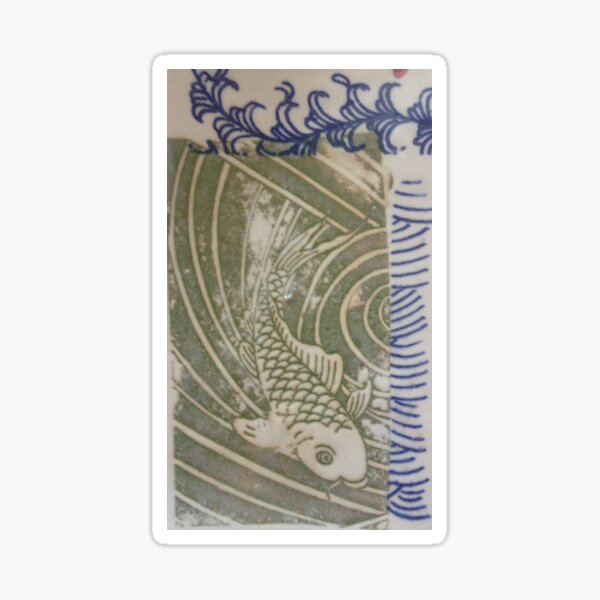 Green Fish Sticker