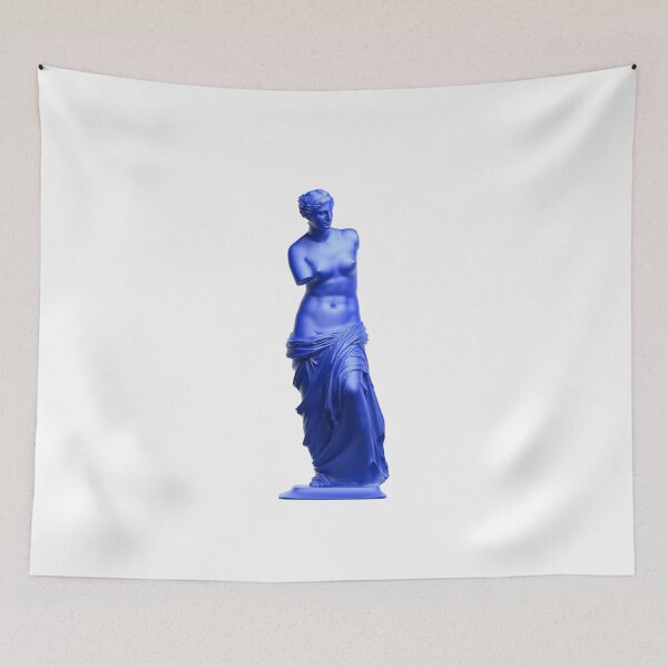 Item preview, Venus de Milo LOARTZ Sculpture - Blue Graphic Greek woman Statue designed and sold by URBANCRAFTee.