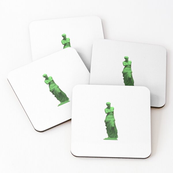 Item preview, Venus de Milo LOARTZ Sculpture - Green Graphic Greek woman Statue designed and sold by URBANCRAFTee.