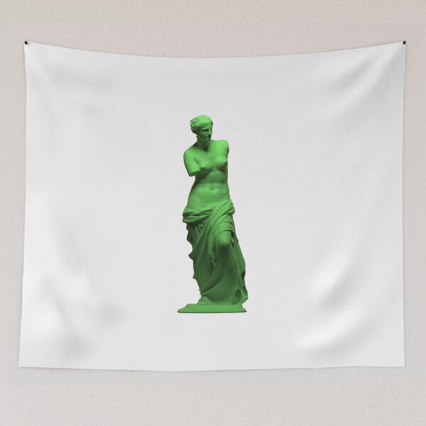Item preview, Venus de Milo LOARTZ Sculpture - Green Graphic Greek woman Statue designed and sold by URBANCRAFTee.