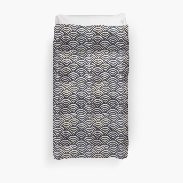 Indigo Waves Duvet Cover