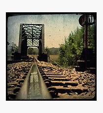 Walk The Line Photographic Print