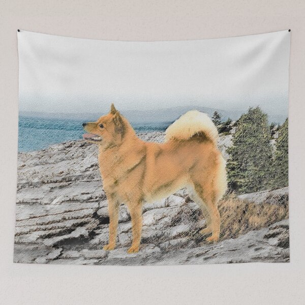 Item preview, Finnish Spitz at Seashore designed and sold by alpendesigns.