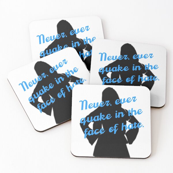 Item preview, Never Ever Quake in the Face of Hate -Love From A to Z designed and sold by starshynebrite.