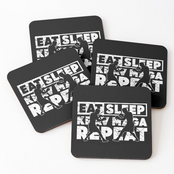 Item preview, Eat Sleep Krav Maga Repeat - Krav Maga Fighter MMA designed and sold by RAWWR.