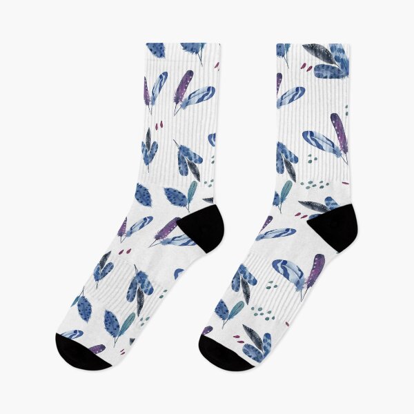 Item preview, Feathers in Watercolor - Purple, Blue and Indigo Palette  designed and sold by Alisha Watercolors.