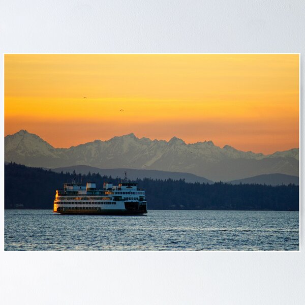 Item preview, Sunset over Olympic Mountains designed and sold by Dan Mihai.
