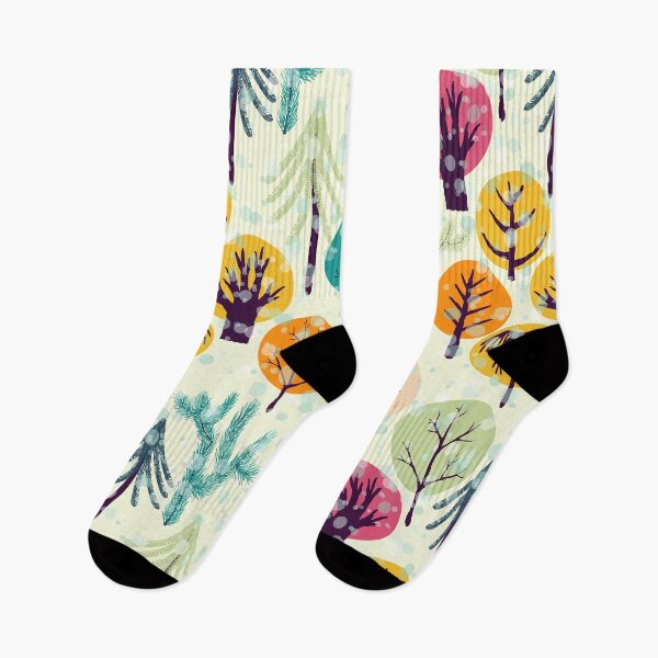 Item preview, Winter forest seamless pattern. designed and sold by Lidiebug.