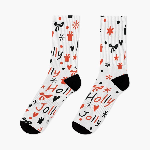 Item preview, Christmas background with Holly Jolly lettering designed and sold by Lidiebug.
