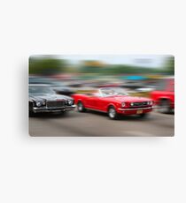 Classic car cruise Canvas Print