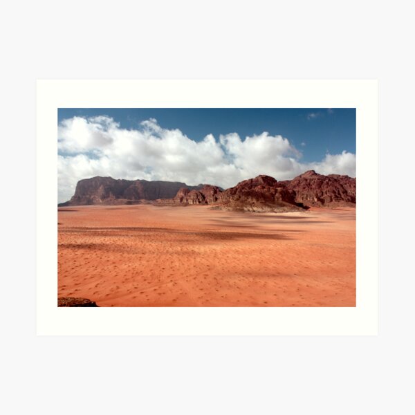 shadowed sand Art Print