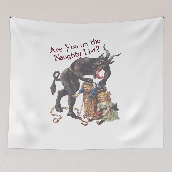 Item preview, Are You on the Naughty List? Krampus Is Coming for Christmas designed and sold by nerdchild.