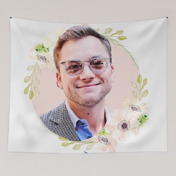 Item preview, Taron Egerton Flowers designed and sold by moorelydia48.