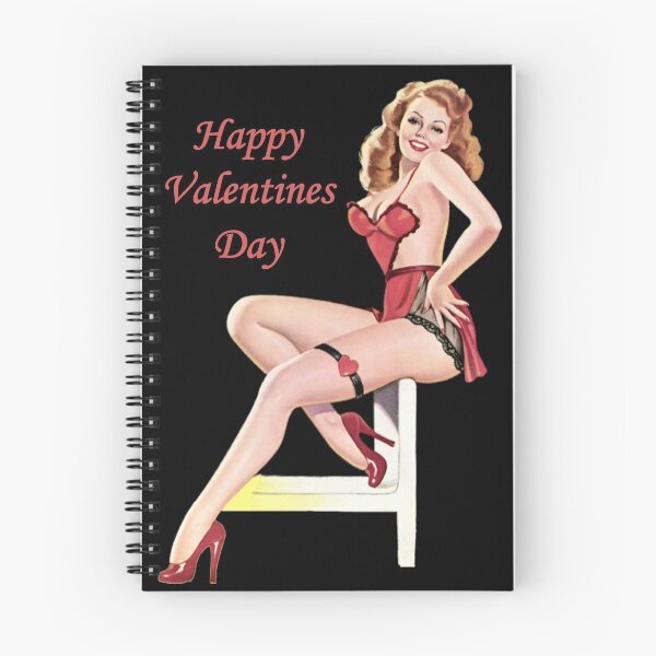 Artikelvorschau, Valentinstag Pin-Up entworfen und verkauft von Slinky-Reebs.