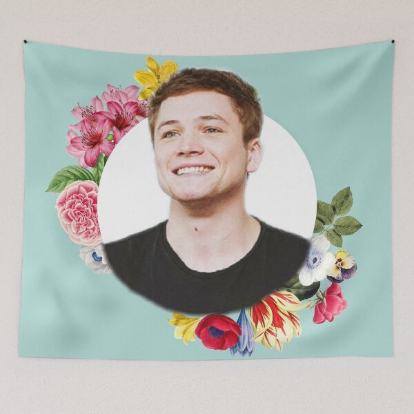 Item preview, Taron Egerton Flowers designed and sold by moorelydia48.