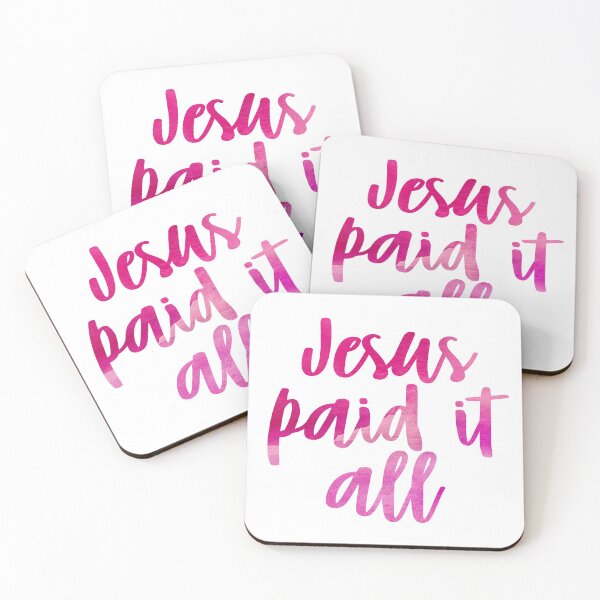 Item preview, JESUS PAID IT ALL (PINK) designed and sold by christikdesigns.