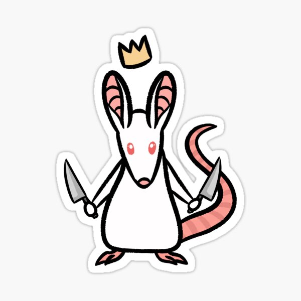 Rat king Sticker for Sale by B-d-t