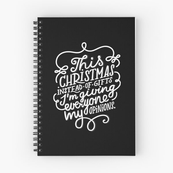 Item preview, Motivational Inspirational and Positive quote -  this Christmas instead of gifts I’m giving everyone my opinion typography text art by Word Fandom - wordfandom designed and sold by Kerry Pritchard.