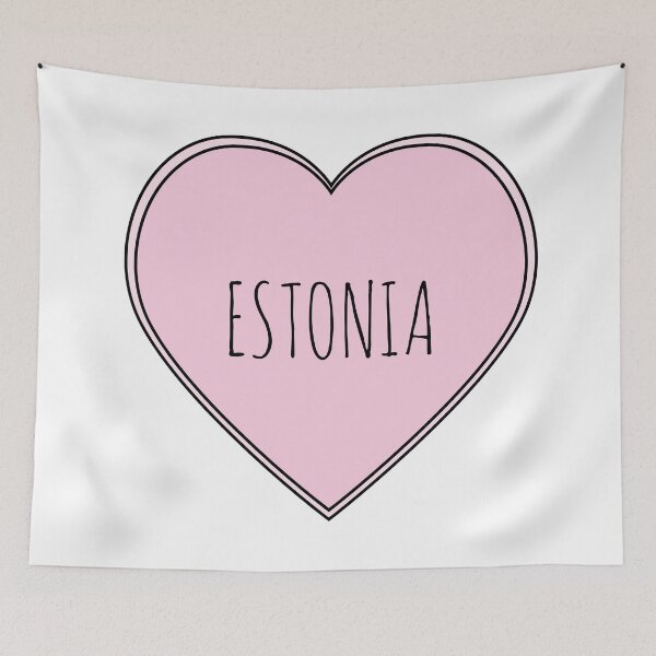 Item preview, Corazón de estonia designed and sold by teesaurus.
