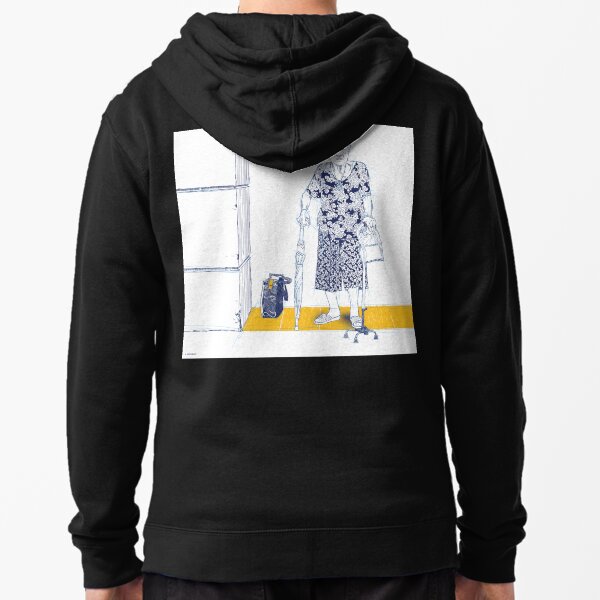 Brolly Zipped Hoodie