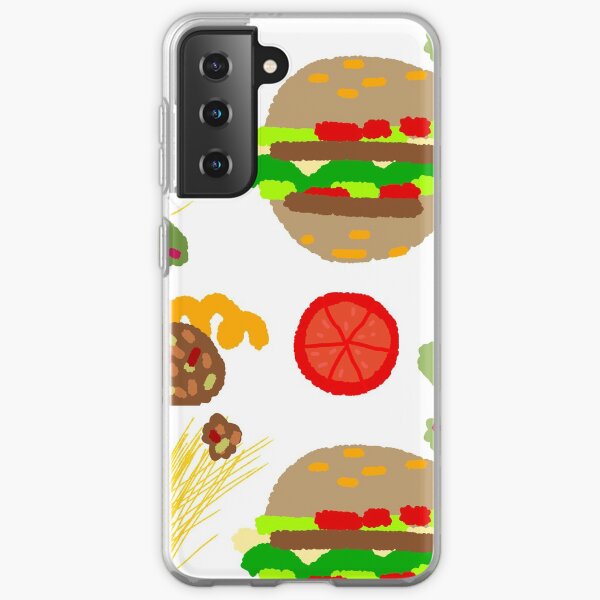 Burgers and macaroni Samsung Galaxy Soft Case