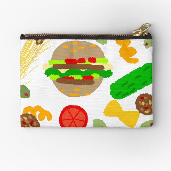 Burgers and macaroni Zipper Pouch