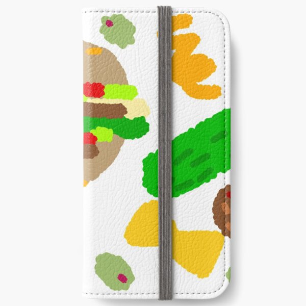 Burgers and macaroni iPhone Wallet