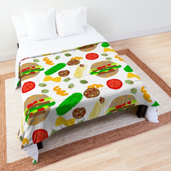 Burgers and macaroni Comforter