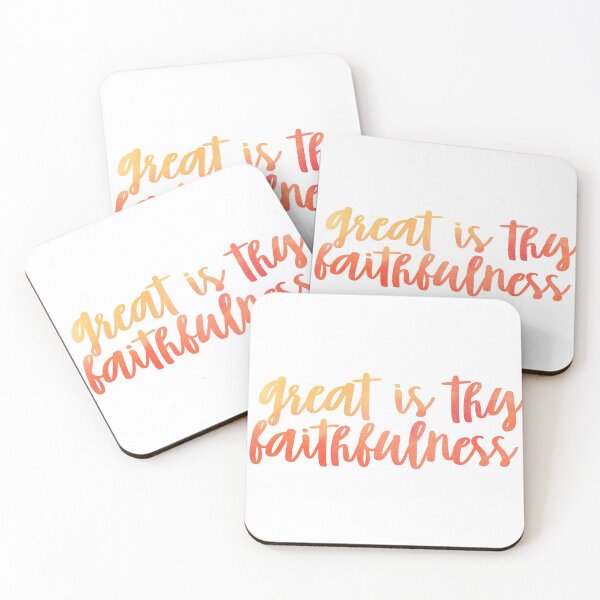 Item preview, GREAT FAITHFULNESS (ORANGE) designed and sold by christikdesigns.