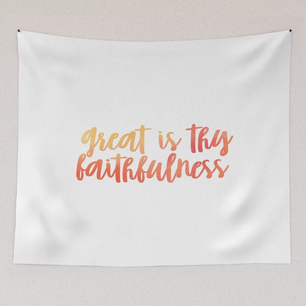 Item preview, GREAT FAITHFULNESS (ORANGE) designed and sold by christikdesigns.