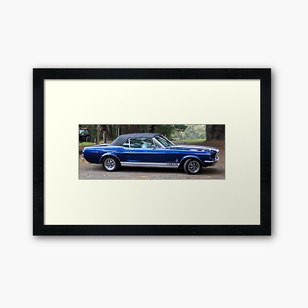Wedding Car - Fleurieu Wedding - Adelaide Hills Wedding by South Australian artist Avril Thomas Framed Art Print